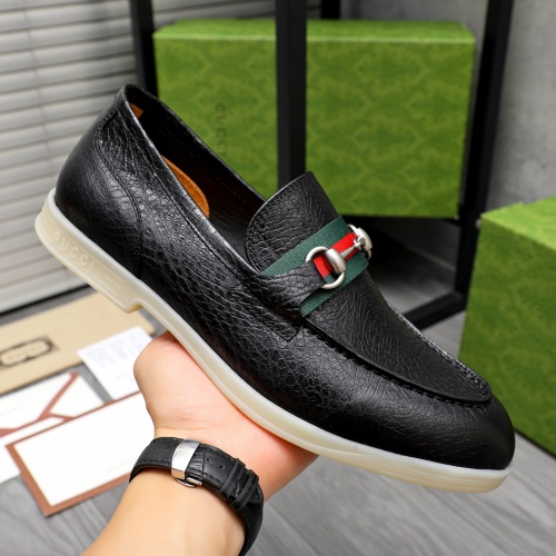 Replica Gucci Oxfords Shoes For Men #1237347 $115.00 USD for Wholesale