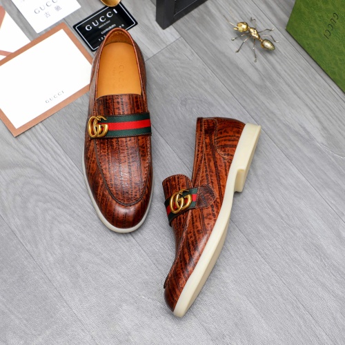 Replica Gucci Oxfords Shoes For Men #1237359 $115.00 USD for Wholesale