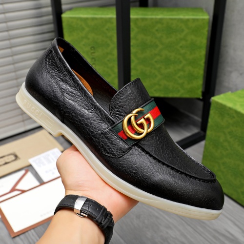 Replica Gucci Oxfords Shoes For Men #1237362 $115.00 USD for Wholesale