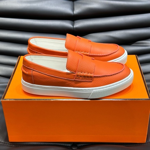 Replica Hermes Casual Shoes For Men #1237374 $68.00 USD for Wholesale