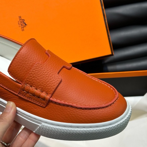 Replica Hermes Casual Shoes For Men #1237374 $68.00 USD for Wholesale