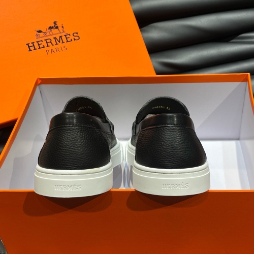 Replica Hermes Casual Shoes For Men #1237381 $68.00 USD for Wholesale