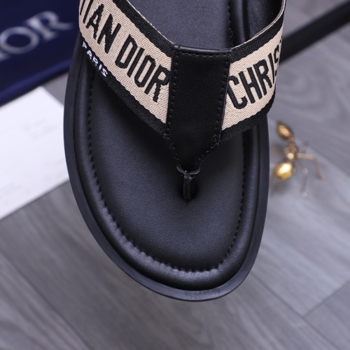 Replica Christian Dior Slippers For Men #1237394 $42.00 USD for Wholesale