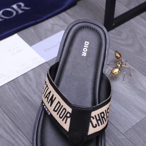 Replica Christian Dior Slippers For Men #1237394 $42.00 USD for Wholesale