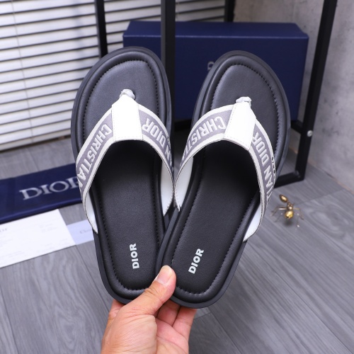 Replica Christian Dior Slippers For Men #1237401 $42.00 USD for Wholesale