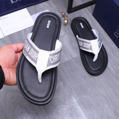 Replica Christian Dior Slippers For Men #1237401 $42.00 USD for Wholesale