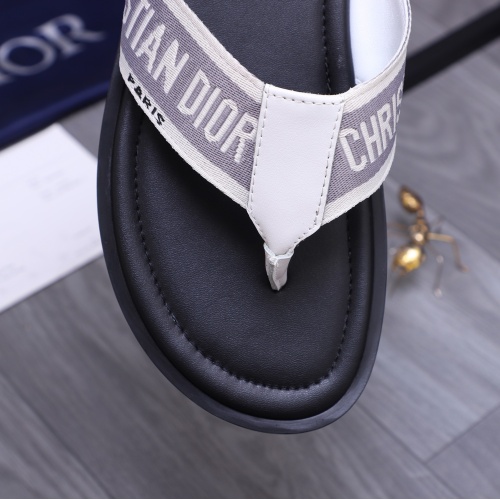 Replica Christian Dior Slippers For Men #1237401 $42.00 USD for Wholesale