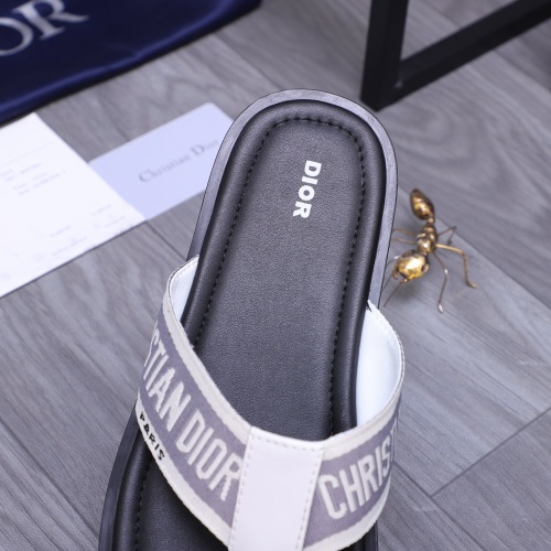 Replica Christian Dior Slippers For Men #1237401 $42.00 USD for Wholesale