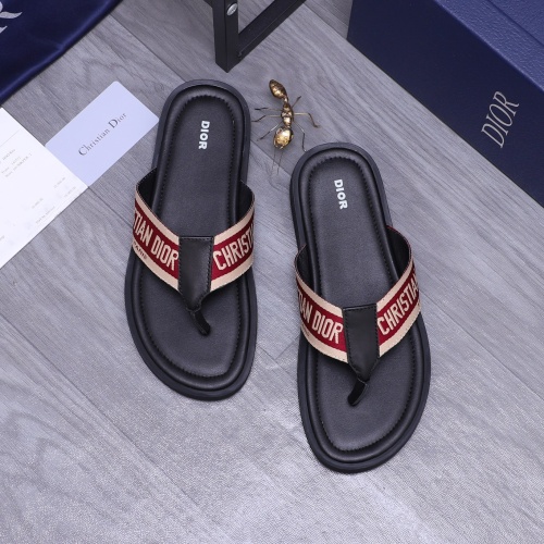 Christian Dior Slippers For Men #1237402 $42.00 USD, Wholesale Replica Christian Dior Slippers