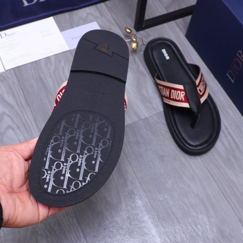 Replica Christian Dior Slippers For Men #1237402 $42.00 USD for Wholesale