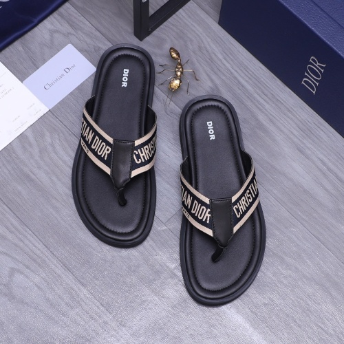 Christian Dior Slippers For Men #1237405 $42.00 USD, Wholesale Replica Christian Dior Slippers