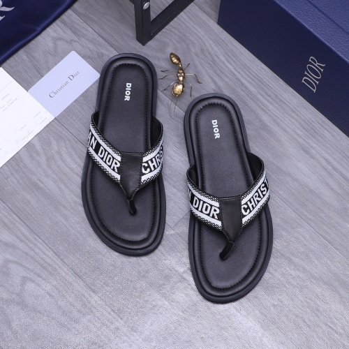 Christian Dior Slippers For Men #1237408 $42.00 USD, Wholesale Replica Christian Dior Slippers