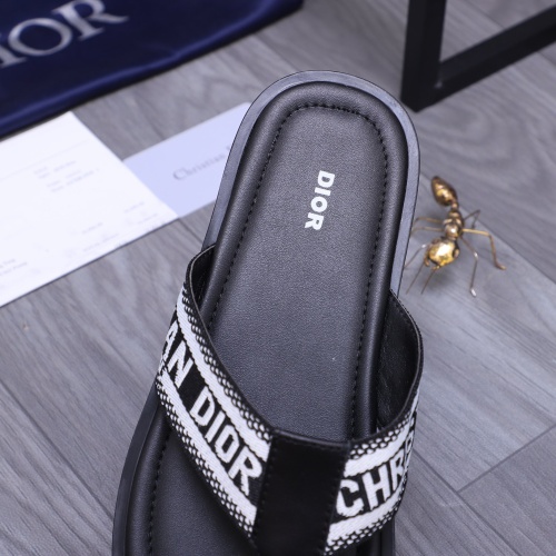 Replica Christian Dior Slippers For Men #1237408 $42.00 USD for Wholesale