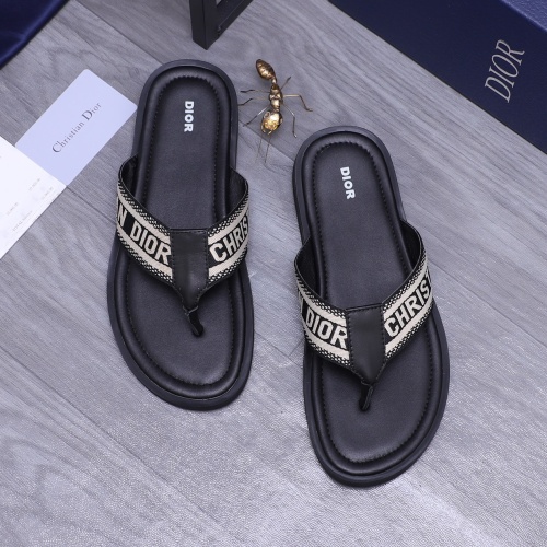 Christian Dior Slippers For Men #1237409 $42.00 USD, Wholesale Replica Christian Dior Slippers