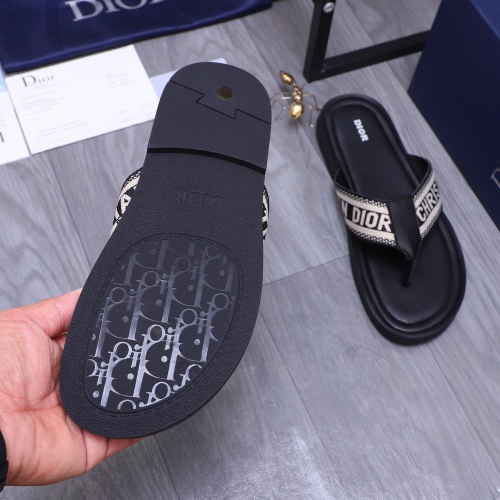 Replica Christian Dior Slippers For Men #1237409 $42.00 USD for Wholesale