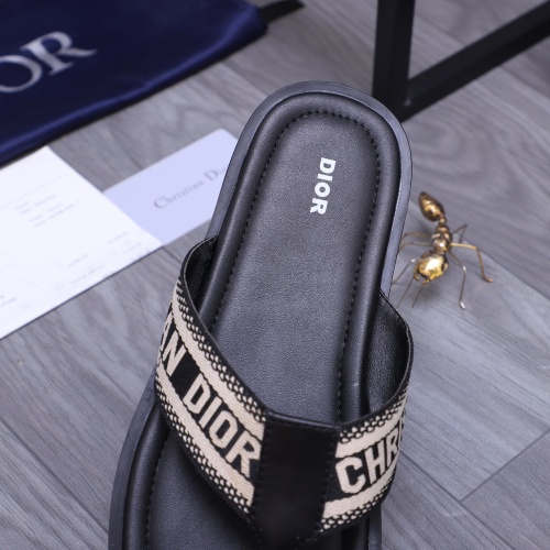 Replica Christian Dior Slippers For Men #1237409 $42.00 USD for Wholesale