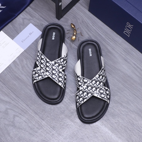 Christian Dior Slippers For Men #1237410 $42.00 USD, Wholesale Replica Christian Dior Slippers