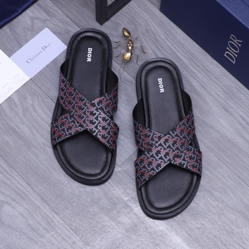 Christian Dior Slippers For Men #1237412 $42.00 USD, Wholesale Replica Christian Dior Slippers