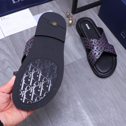 Replica Christian Dior Slippers For Men #1237412 $42.00 USD for Wholesale