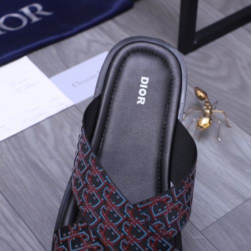 Replica Christian Dior Slippers For Men #1237412 $42.00 USD for Wholesale