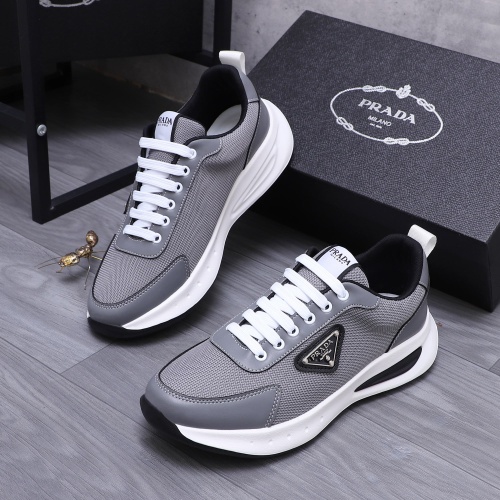 Prada Casual Shoes For Men #1237444 $80.00 USD, Wholesale Replica Prada Casual Shoes