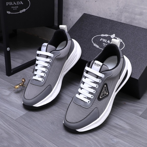 Replica Prada Casual Shoes For Men #1237444 $80.00 USD for Wholesale