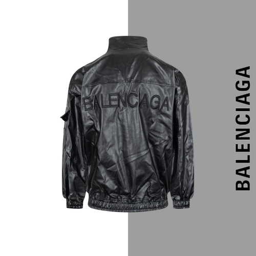 Replica Balenciaga Jackets Long Sleeved For Men #1237449 $80.00 USD for Wholesale