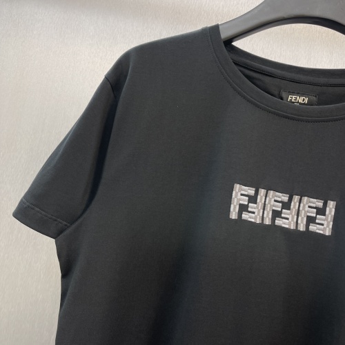 Replica Fendi T-Shirts Short Sleeved For Unisex #1237453 $45.00 USD for Wholesale