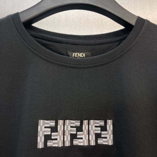 Replica Fendi T-Shirts Short Sleeved For Unisex #1237453 $45.00 USD for Wholesale