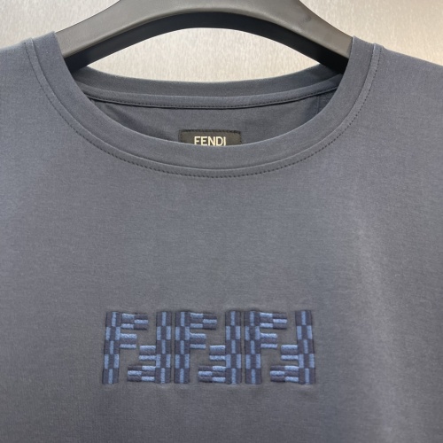 Replica Fendi T-Shirts Short Sleeved For Unisex #1237454 $45.00 USD for Wholesale