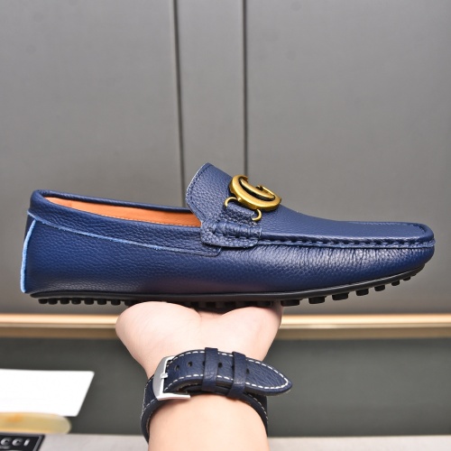 Replica Gucci Oxfords Shoes For Men #1237489 $76.00 USD for Wholesale