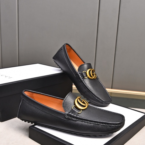 Replica Gucci Oxfords Shoes For Men #1237490 $76.00 USD for Wholesale