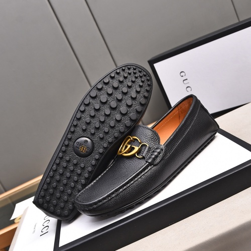 Replica Gucci Oxfords Shoes For Men #1237490 $76.00 USD for Wholesale