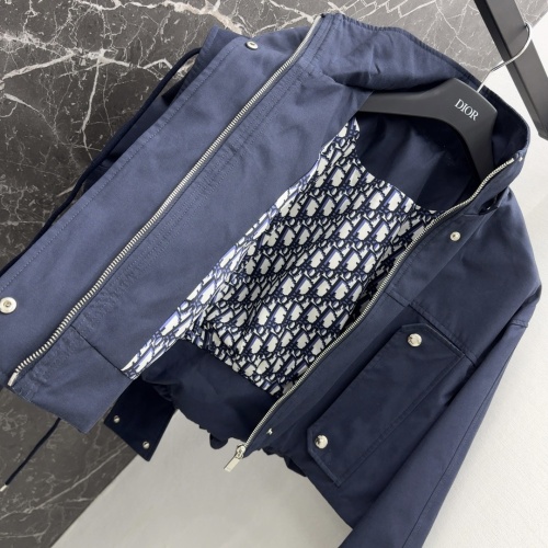 Replica Christian Dior Jackets Long Sleeved For Women #1237501 $102.00 USD for Wholesale