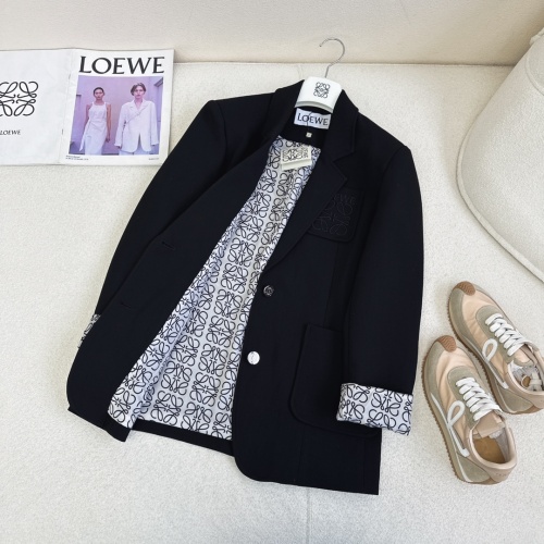 Replica LOEWE Jackets Long Sleeved For Women #1237533 $102.00 USD for Wholesale