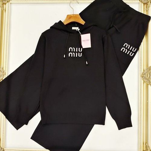 MIU MIU Tracksuits Long Sleeved For Women #1237546 $96.00 USD, Wholesale Replica MIU MIU Tracksuits