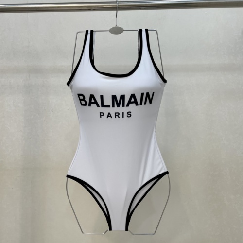 Balmain Bathing Suits Sleeveless For Women #1237588 $41.00 USD, Wholesale Replica Balmain Bathing Suits