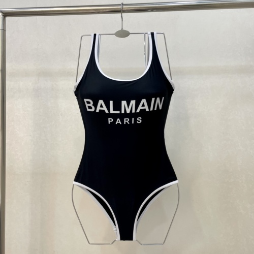 Balmain Bathing Suits Sleeveless For Women #1237589 $41.00 USD, Wholesale Replica Balmain Bathing Suits