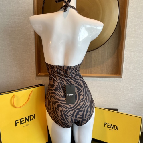 Replica Fendi Bathing Suits Sleeveless For Women #1237597 $41.00 USD for Wholesale