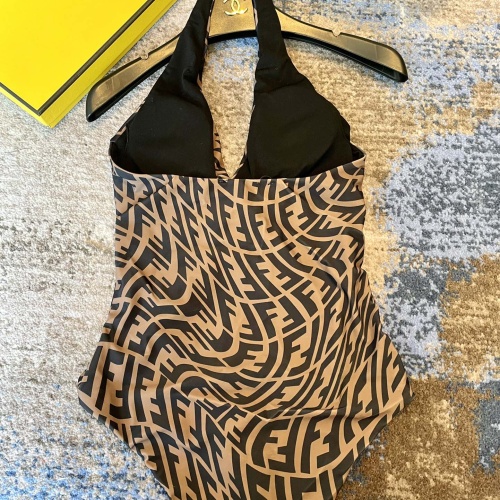 Replica Fendi Bathing Suits Sleeveless For Women #1237597 $41.00 USD for Wholesale