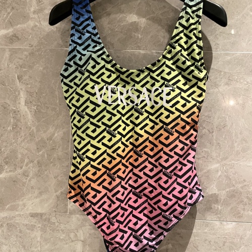 Replica Versace Bathing Suits Sleeveless For Women #1237616 $41.00 USD for Wholesale