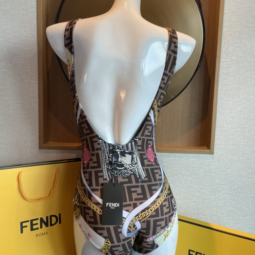 Replica Fendi Bathing Suits Sleeveless For Women #1237620 $41.00 USD for Wholesale