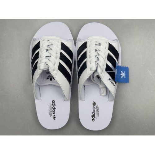 Adidas Slippers For Women #1237633 $56.00 USD, Wholesale Replica Adidas Slippers