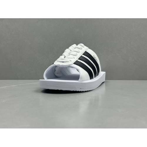 Replica Adidas Slippers For Women #1237633 $56.00 USD for Wholesale