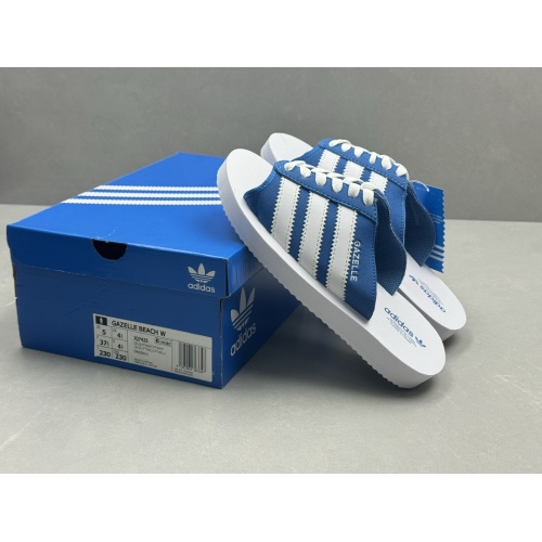 Replica Adidas Slippers For Men #1237638 $56.00 USD for Wholesale