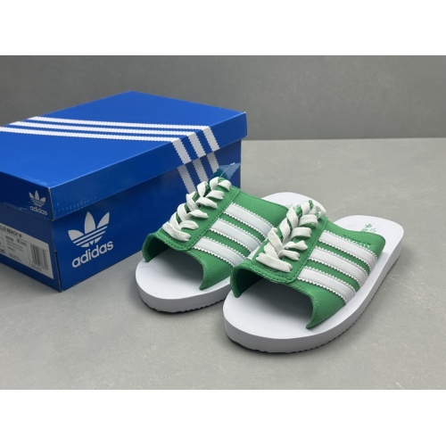 Replica Adidas Slippers For Women #1237639 $56.00 USD for Wholesale