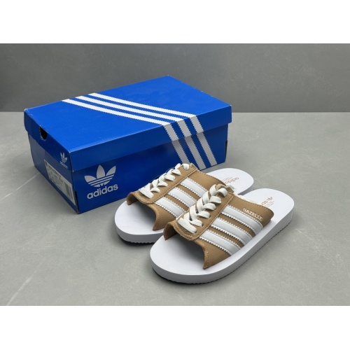 Replica Adidas Slippers For Women #1237641 $56.00 USD for Wholesale