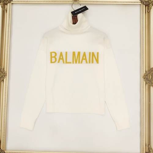 Balmain Sweaters Long Sleeved For Women #1237659 $56.00 USD, Wholesale Replica Balmain Sweaters