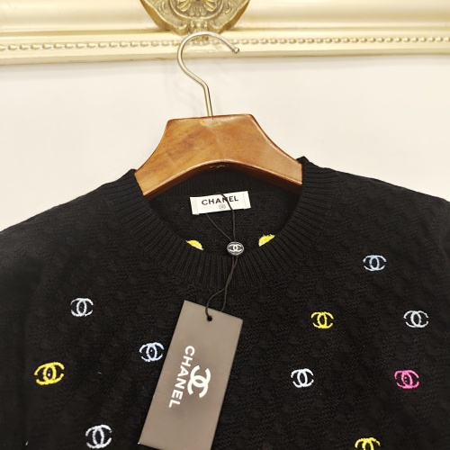 Replica Chanel Sweaters Long Sleeved For Women #1237663 $68.00 USD for Wholesale