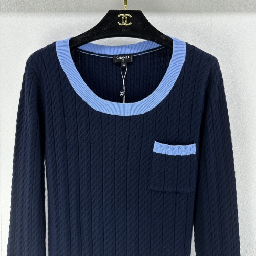 Replica Chanel Sweaters Long Sleeved For Women #1237675 $96.00 USD for Wholesale